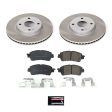 Power Stop 17-18 Toyota Yaris iA Front Semi-Coated Rotor Kit Sale