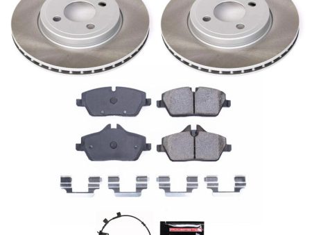 Power Stop 11-15 Mini Cooper Front Semi-Coated Rotor Kit Online now