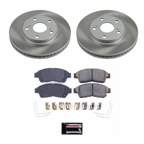 Power Stop 92-01 Toyota Camry Front Semi-Coated Rotor Kit Cheap