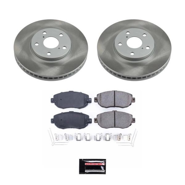 Power Stop 02-10 Lexus SC430 Front Semi-Coated Rotor Kit Hot on Sale