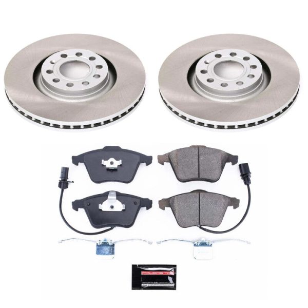 Power Stop 05-09 Audi A4 Quattro Front Semi-Coated Rotor Kit Discount