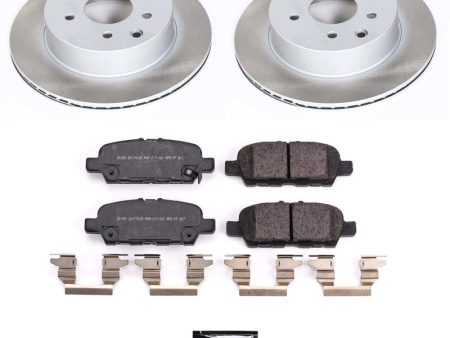 Power Stop 17-22 Nissan Rogue Sport Rear Semi-Coated Rotor Kit Discount