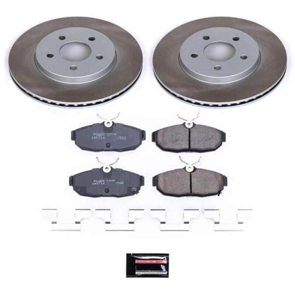 Power Stop 2012 Ford Mustang Rear Semi-Coated Rotor Kit Sale