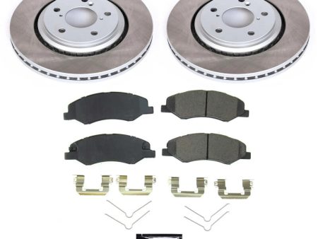 Power Stop 18-22 Honda Odyssey Front Semi-Coated Rotor Kit on Sale