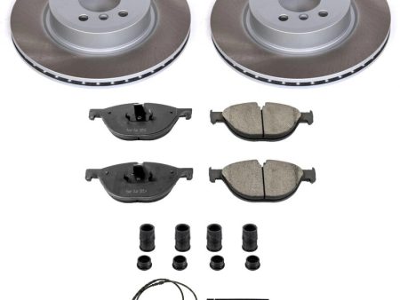 Power Stop 12-13 BMW 528i Front Semi-Coated Rotor Kit Hot on Sale