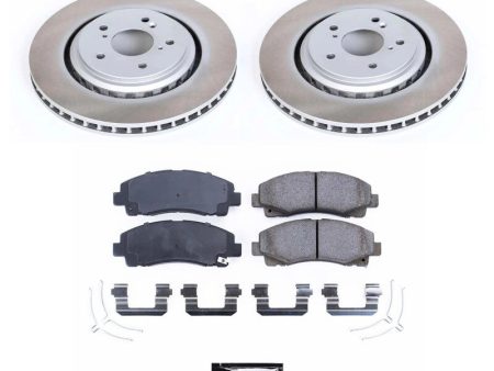 Power Stop 15-20 Acura TLX Front Semi-Coated Rotor Kit Supply