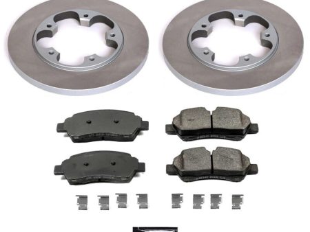 Power Stop 15-19 Ford Transit-350 Rear Semi-Coated Rotor Kit Online Hot Sale