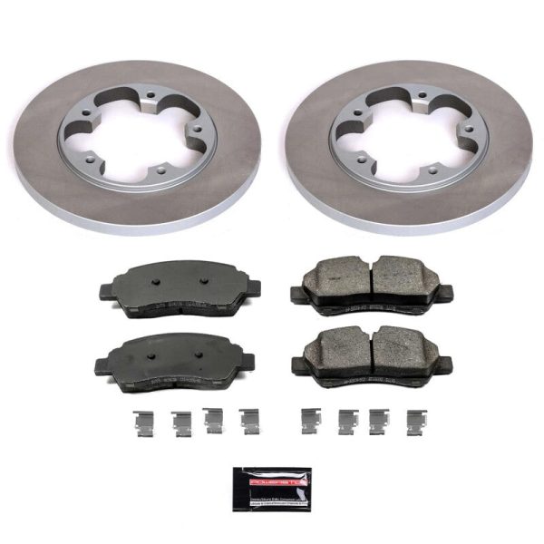 Power Stop 15-19 Ford Transit-350 Rear Semi-Coated Rotor Kit Online Hot Sale