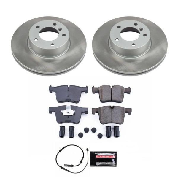 Power Stop 17-20 BMW 430i xDrive Gran Coupe Front Semi-Coated Rotor Kit For Discount