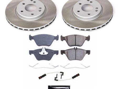 Power Stop 01-04 Mercedes-Benz SLK320 Front Semi-Coated Rotor Kit For Cheap