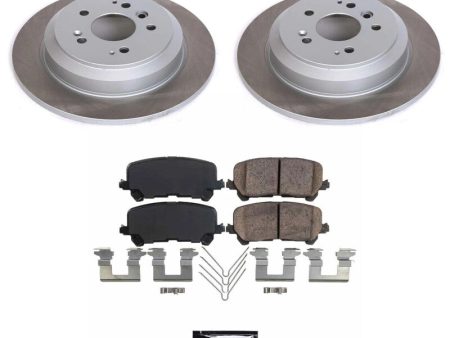 Power Stop 17-22 Honda Ridgeline Rear Semi-Coated Rotor Kit Online now