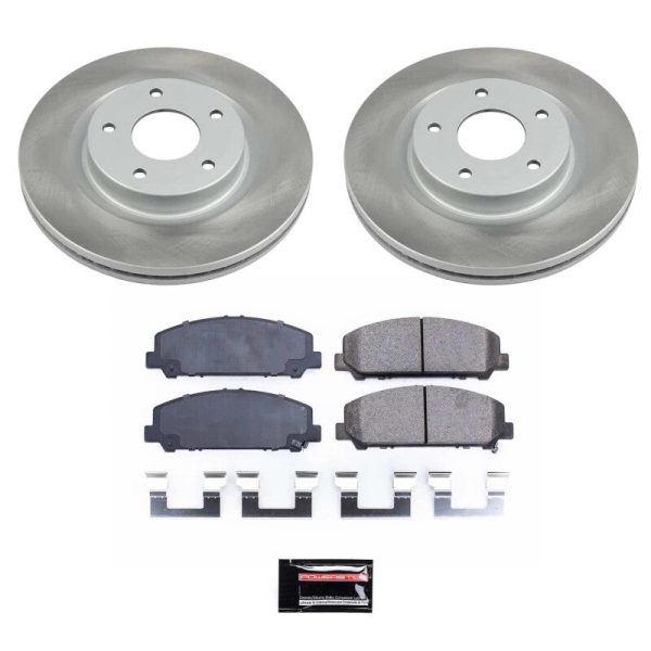 Power Stop 08-10 Nissan TITAN Front Semi-Coated Rotor Kit Online now