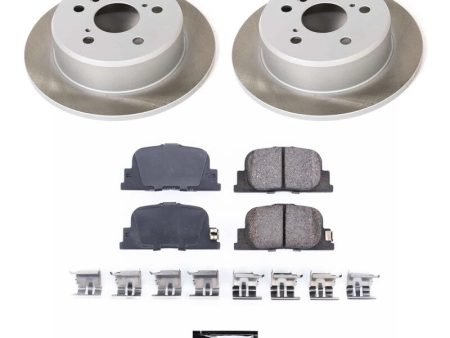 Power Stop 00-01 Toyota Camry Rear Semi-Coated Rotor Kit For Discount