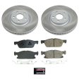 Power Stop 15-20 Ford Edge Front Semi-Coated Rotor Kit Online Sale