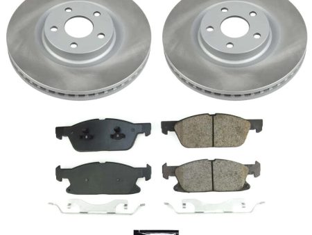 Power Stop 15-20 Ford Edge Front Semi-Coated Rotor Kit Online Sale