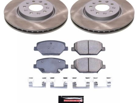 Power Stop 18-21 GMC Terrain Front Semi-Coated Rotor Kit For Discount