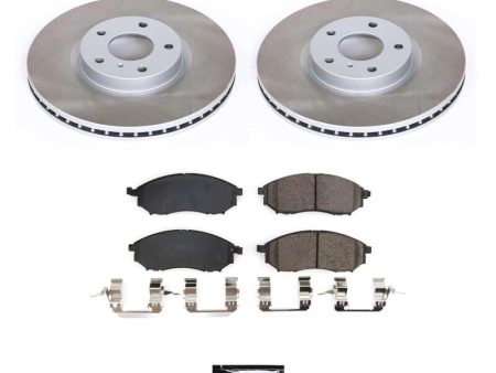 Power Stop 09-19 Nissan 370Z Front Semi-Coated Rotor Kit on Sale