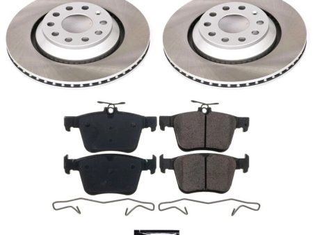 Power Stop 15-19 Volkswagen Golf R Rear Semi-Coated Rotor Kit Online