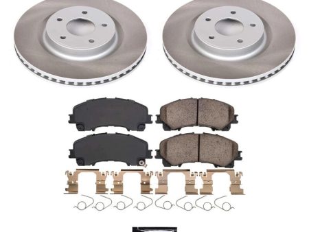 Power Stop 2023 Nissan Z Front Semi-Coated Rotor Kit Cheap