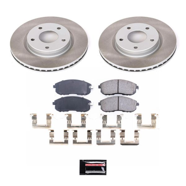 Power Stop 13-19 Nissan Sentra Front Semi-Coated Rotor Kit Online now