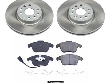 Power Stop 17-18 Volkswagen Tiguan Limited Front Semi-Coated Rotor Kit For Discount