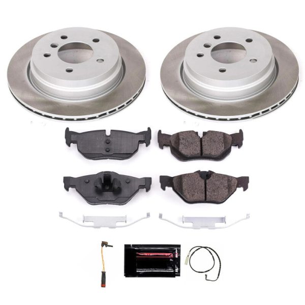 Power Stop 07-08 BMW 328xi Rear Semi-Coated Rotor Kit on Sale