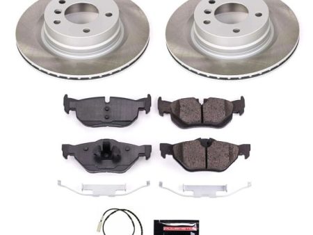 Power Stop 07-10 BMW 328i Rear Semi-Coated Rotor Kit Fashion