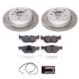 Power Stop 13-15 BMW X1 Rear Semi-Coated Rotor Kit For Sale