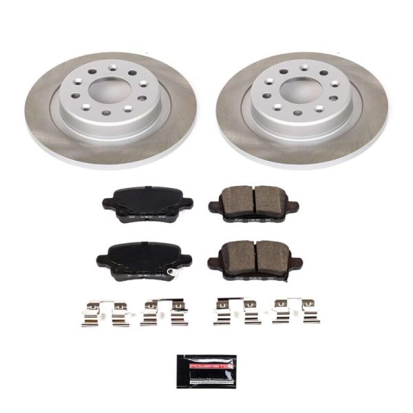 Power Stop 2021 GMC Terrain Rear Semi-Coated Rotor Kit Online now