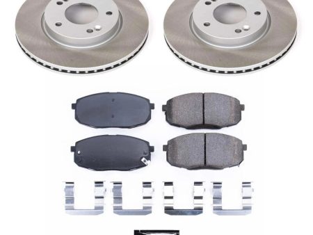 Power Stop 14-16 Kia Soul Front Semi-Coated Rotor Kit Hot on Sale