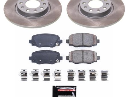 Power Stop 14-22 Jeep Cherokee Rear Semi-Coated Rotor Kit Discount