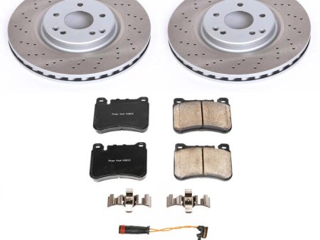 Power Stop 06-11 Mercedes-Benz SLK350 Front Semi-Coated Rotor Kit For Cheap