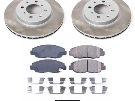 Power Stop 10-14 Honda Insight Front Semi-Coated Rotor Kit Fashion