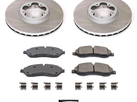 Power Stop 15-19 Ford Transit-350 Front Semi-Coated Rotor Kit Online Sale