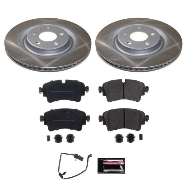 Power Stop 18-20 Audi S5 Sportback Rear Semi-Coated Rotor Kit For Discount