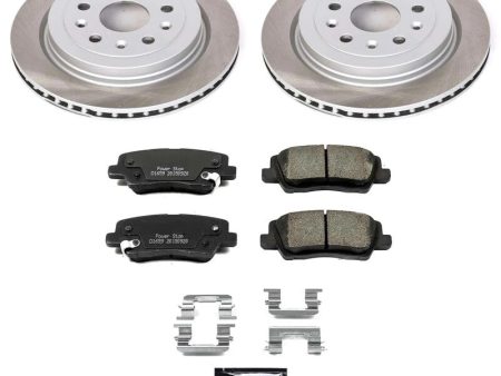 Power Stop 14-19 Cadillac CTS Rear Semi-Coated Rotor Kit Online