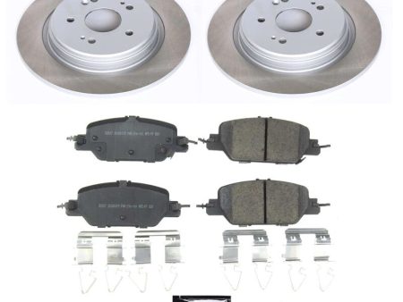 Power Stop 17-23 Honda CR-V Rear Semi-Coated Rotor Kit Sale