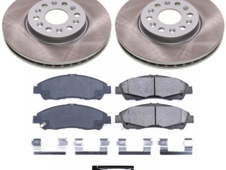 Power Stop 17-20 GMC Acadia Front Semi-Coated Rotor Kit Online now