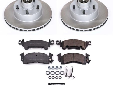 Power Stop 1979 Pontiac Phoenix Front Semi-Coated Rotor Kit Cheap