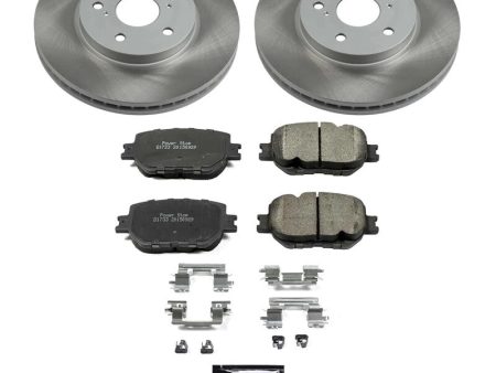 Power Stop 14-15 Lexus IS250 Front Semi-Coated Rotor Kit Online Sale