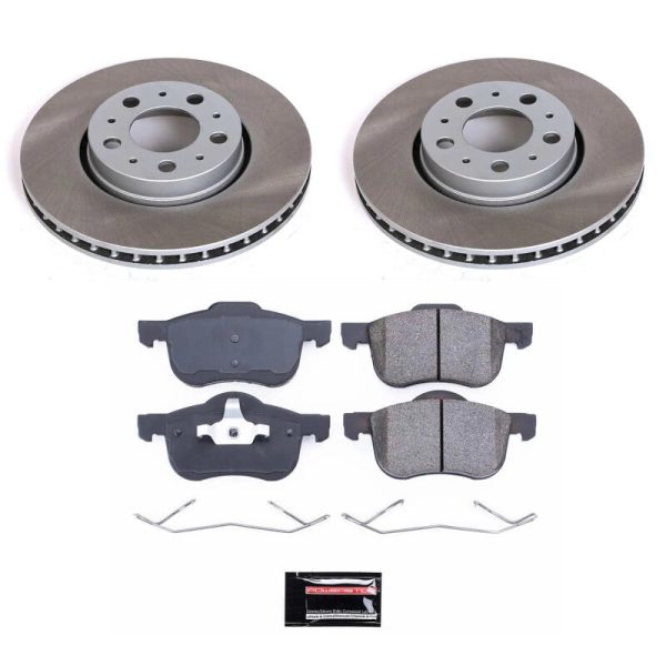 Power Stop 03-07 Volvo XC70 Front Semi-Coated Rotor Kit Online Hot Sale