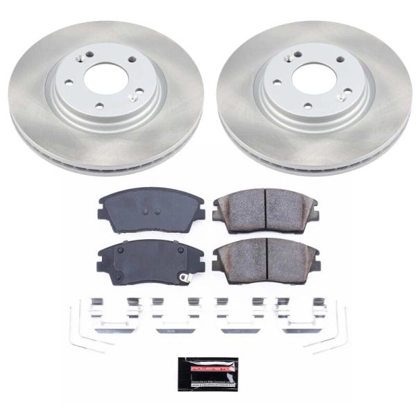 Power Stop 17-22 Kia Sportage Front Semi-Coated Rotor Kit Online now