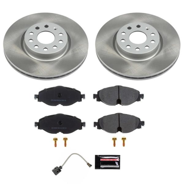 Power Stop 22-24 Volkswagen Taos Front Semi-Coated Rotor Kit Discount