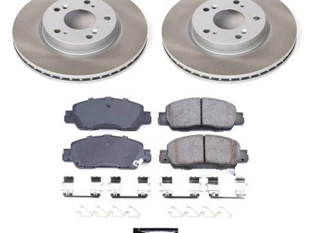 Power Stop 16-17 Honda Accord Front Semi-Coated Rotor Kit Sale