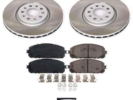 Power Stop 14-15 Jeep Cherokee Front Semi-Coated Rotor Kit Cheap