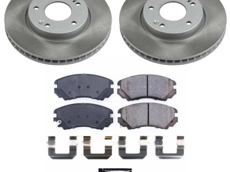 Power Stop 10-11 Kia Soul Front Semi-Coated Rotor Kit on Sale