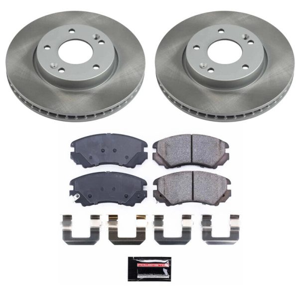 Power Stop 10-11 Kia Soul Front Semi-Coated Rotor Kit on Sale