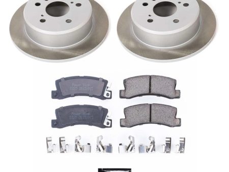 Power Stop 1999 Toyota Solara Rear Semi-Coated Rotor Kit Hot on Sale