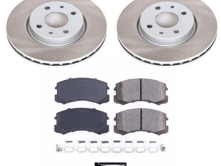 Power Stop 02-07 Mitsubishi Lancer Front Semi-Coated Rotor Kit Discount