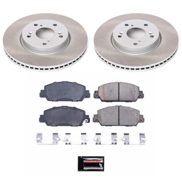 Power Stop 16-22 Honda HR-V Front Semi-Coated Rotor Kit Online Sale